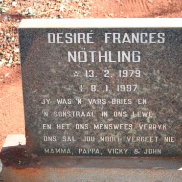 NÖTHLING Desiré Frances 1979-1997