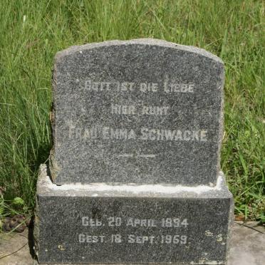 SCHWACKE Emma 1894-1959