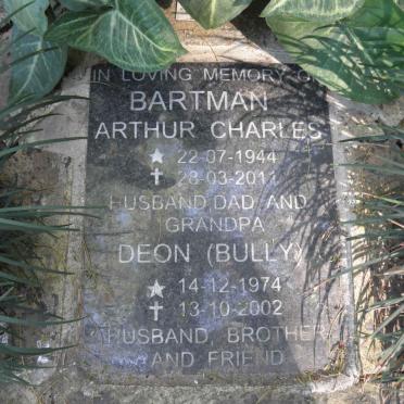 BARTMAN Arthur Charles 1944-2011 :: BARTMAN Deon 1974-2002