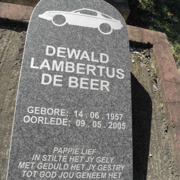 BEER Dewald Lambertus, de 1957-2005