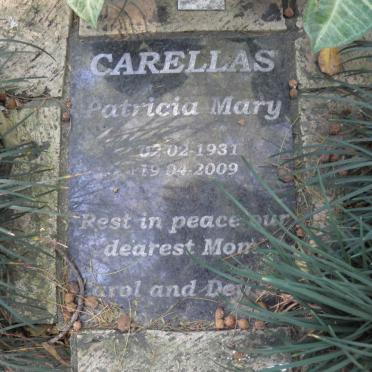 CARELLAS Patricia Mary 1931-2009