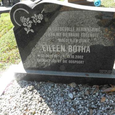 BOTHA Eileen 1935-2002