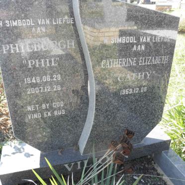 VILJOEN Philburgh 1948-2007 &amp; Catherine Elizabeth 1953-