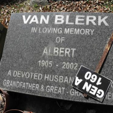 BLERK Albert, van 1905-2002