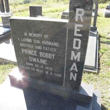 REDMAN Prince Bobby Dwaine 1970-2001