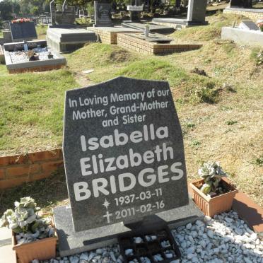 BRIDGES Isabella Elizabeth 1937-2011