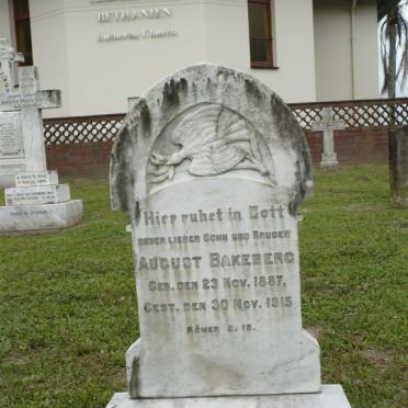 BAKEBERG August 1887-1915