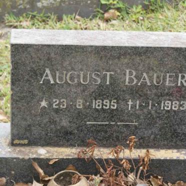 BAUER August 1895-1983