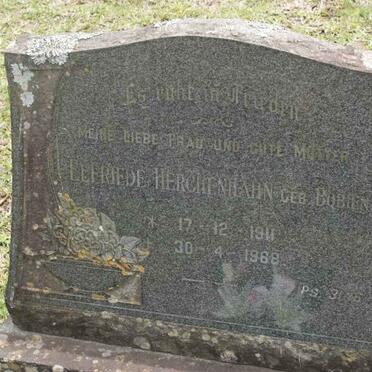 HERCHENHAHN Elfriede nee BOBIEN 1911-1968