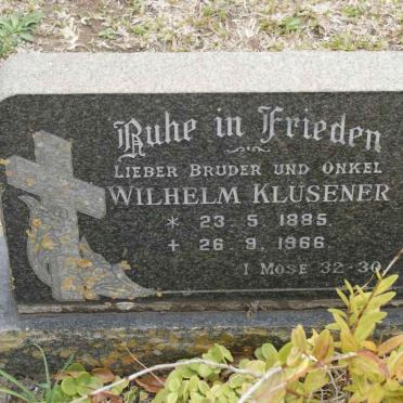 KLUSENER Wilhelm 1885-1966 