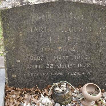 LILJE Maria Auguste L. nee KOHRS 1886-1972