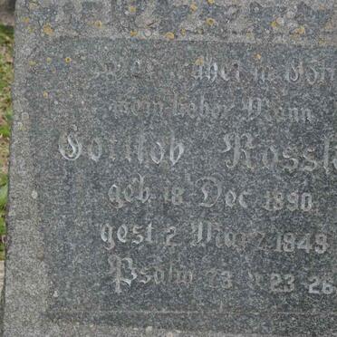 ROSSLER Gottlob 1890-1949