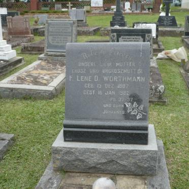 WORTHMANN F. Lene D. 1887-1982