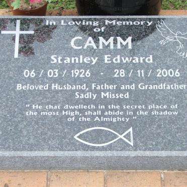 CAMM Stanley Edward 1926-2006