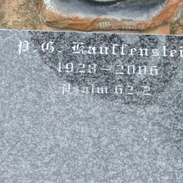 KAUFFENSTEIN P.G. 1928-2006