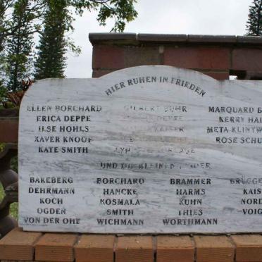 2. Memorial Plaque with list of names