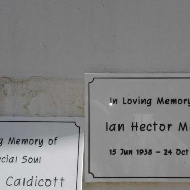 Kwazulu-Natal, PORT SHEPSTONE, Melville, Melville Spiritualist Church, Memorial Wall