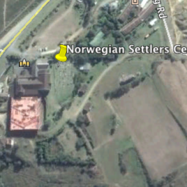 01. Aerial view - Norwegian Settlers Cemetery