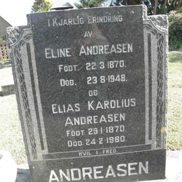 ANDREASEN Elias Karolius 1870-1960 &amp; Eline 1870-1948