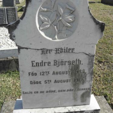 BJORSETH Endre 1836-1912