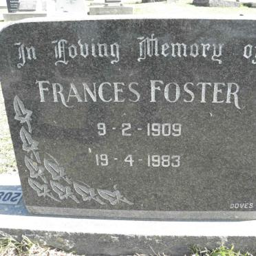 FOSTER Frances 1909-1983