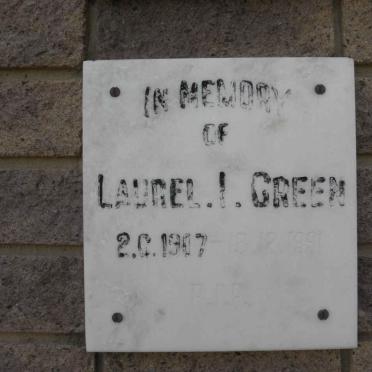 GREEN Laurel I. 1917-1991