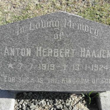 HAAJEM Anton Herbert 1919-1924