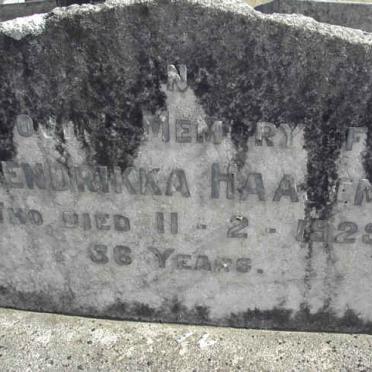 HAAJEM Hendrikka -1923