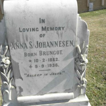 JOHANNESEN Anna S. nee BRUNGOT 1862-1936