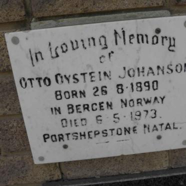 JOHANSON Otto Oystein 1890-1973