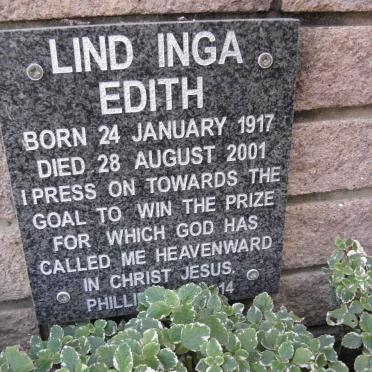 LIND Inga Edith 1917-2001