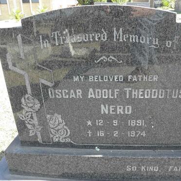 NERO Oscar Adolf Theodotus 1891-1974