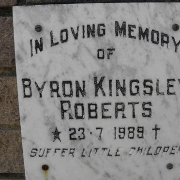 ROBERTS Byron Kingsley 1989-1989