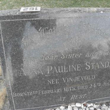 STANDAL Anna Pauline nee VINJEVOLD 1875-1961