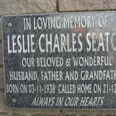 SEATON Leslie Charles 1938-2003