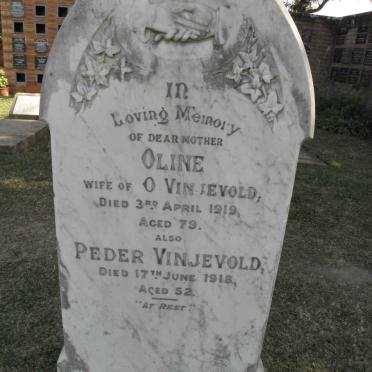 VINJEVOLD Oline -1919 :: VINJEVOLD Peder -1918