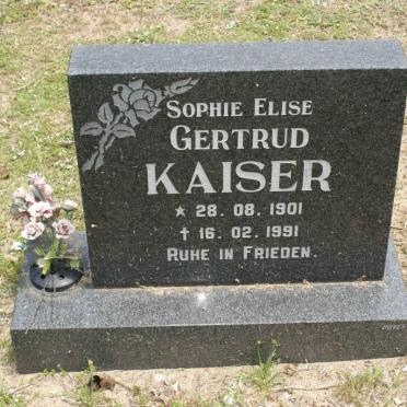 KAISER Gertrud 1901-1991