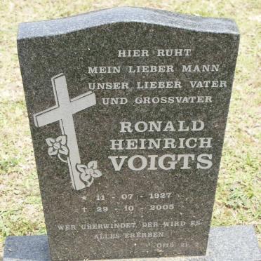 VOIGTS Ronald Heinrich 1927-2005