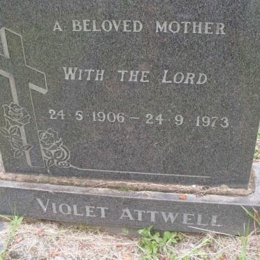 ATTWELL Violet 1906-1973