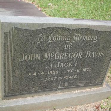 DAVIS John McGregor 1900-1975