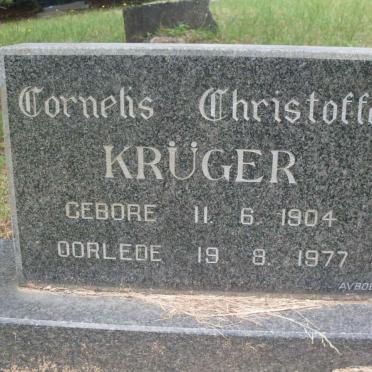 KRUGER Cornelis Christoffel 1904-1977