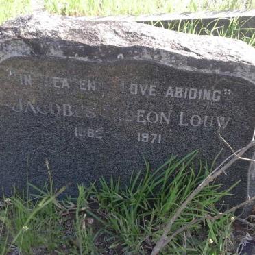 LOUW Jacobus Gideon 1882-1971