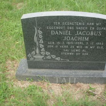 TAIT Daniel Jacobus Joachim 1915-1983