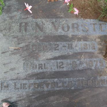 VORSTER J.H.N. 1912-1975