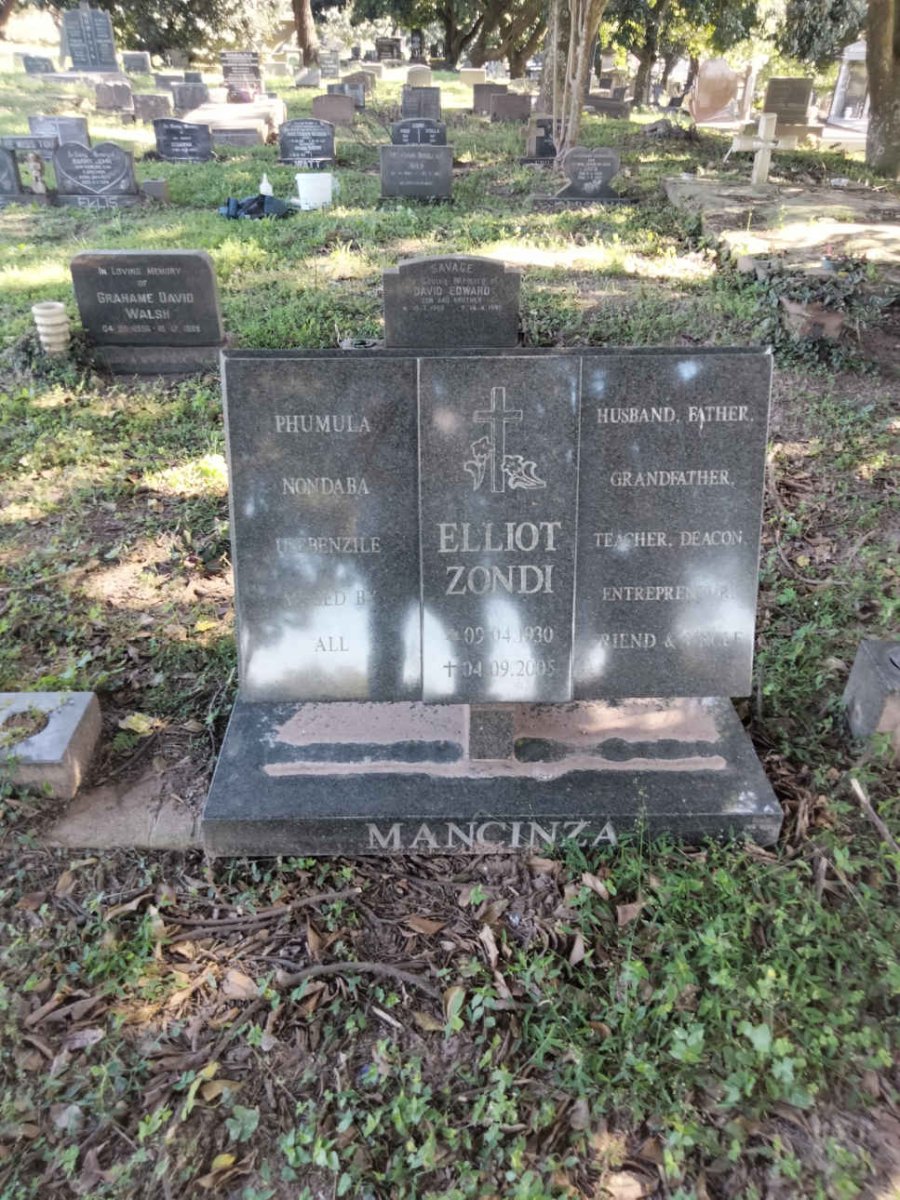 MANCINZA Elliot Zondi 1930-2005