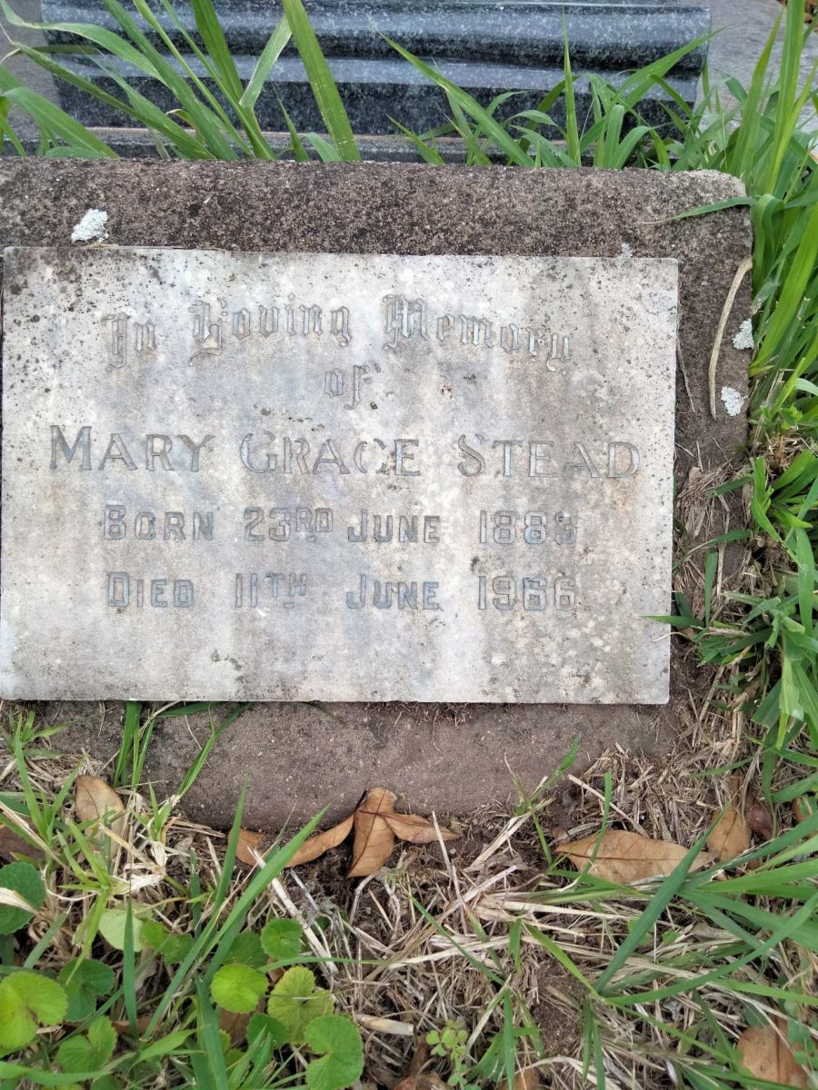 STEAD Mary Grace 1883-1966