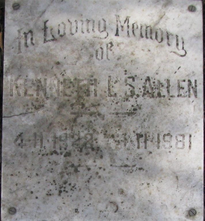 ALLEN Kenneth L. 1922-1981