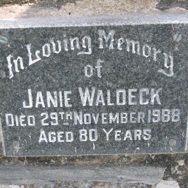 WALDECK Janie -1988