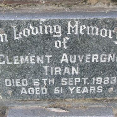 TIRAN Clement Auvergne -1983