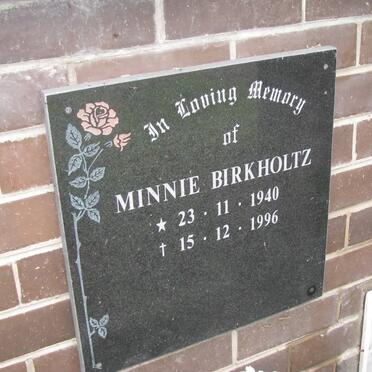 BIRKHOLTZ Minnie 1940-1996